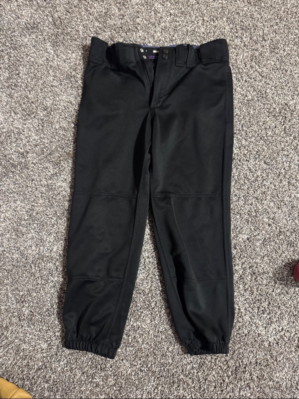 Women’s Black Track Jogger Pants - Elastic Cuffs